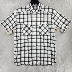 Under Armour Tide Chaser Mens Large Gray Short‎ Sleeve Fishing Shirt Vented